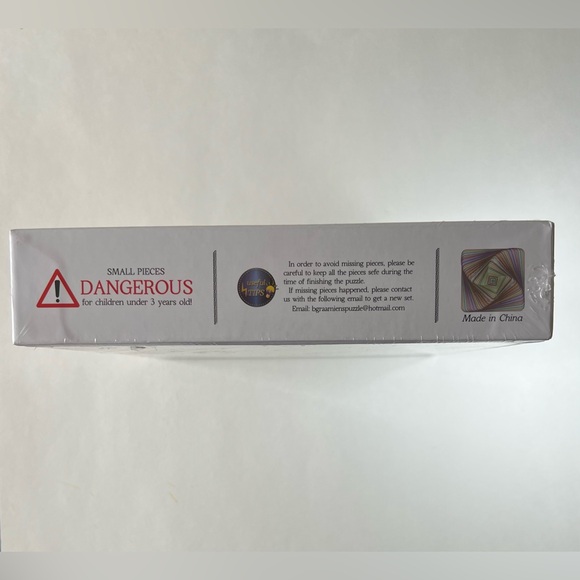 NWT Bgraamiens Twisted 3D Colorful Squares Puzzle 1000 Pieces - Picture 5 of 9